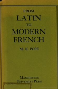 From Latin to Modern French