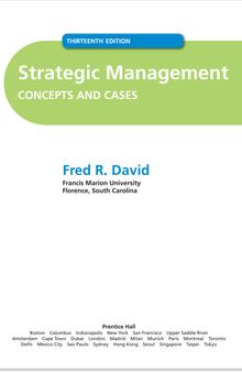 Strategic Management: Concepts and Cases