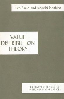Value Distribution Theory