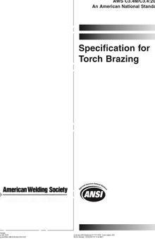 AWS C3.4: Specification for Torch Brazing