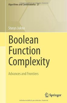 Boolean Function Complexity: Advances and Frontiers