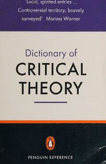 The Penguin Dictionary of Critical Theory