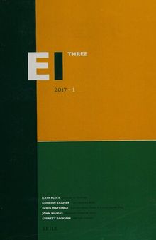 Encyclopaedia of Islam - Three 2017-1