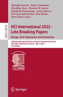 HCI International 2022 - Late Breaking Papers. Design, User Experience and Interaction (Lecture Notes in Computer Science)