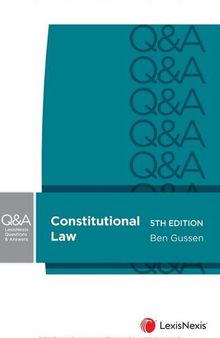 LexisNexis Questions and Answers Constitutional Law