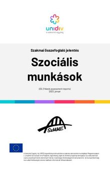 UNIDIV - a sokszínű egység: Szakmai összefoglaló jelentés - Szociális munkások