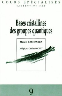 Bases cristallines des groupes quantiques