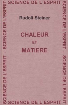 Chaleur et Matière