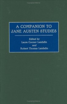 A Companion to Jane Austen Studies