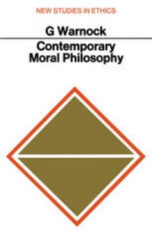 Contemporary Moral Philosophy