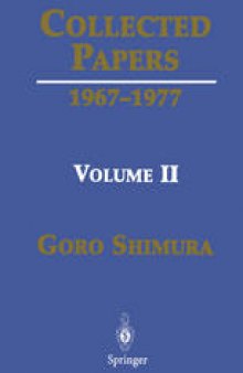 Collected Papers: Volume II 1967–1977
