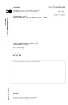 Advanced Thermal-Hydraulic, Neutronic Codes Vol 2 (csni-r2001-2-vol2)