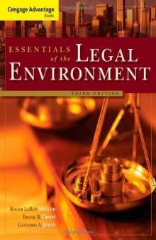 Cengage Advantage Books: Essentials of the Legal Environment    