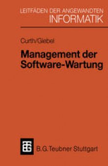 Management der Software-Wartung