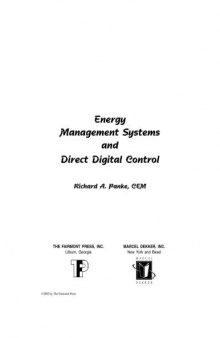 Energy Management Systems & Direct Digital Control