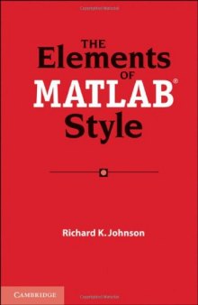 The Elements of MATLAB Style