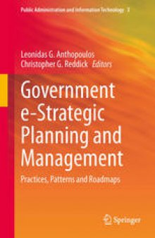 Government e-Strategic Planning and Management: Practices, Patterns and Roadmaps