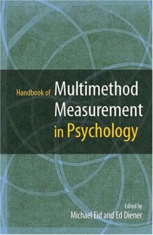 Handbook of Multimethod Measurement in Psychology