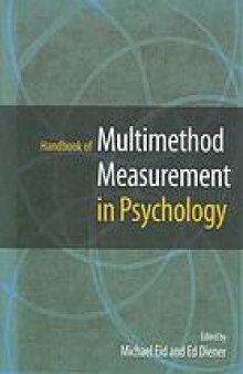 Handbook of Multimethod Measurement in Psychology