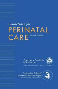 Guidelines for Perinatal Care