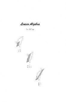 Linear algebra. Textbook