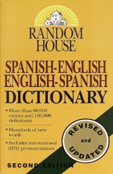 Random House Spanish-English, English-Spanish dictionary