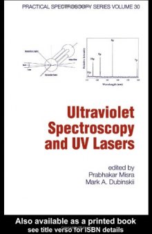 Ultraviolet Spectroscopy And Uv Lasers