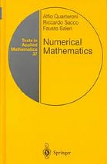 Numerical mathematics