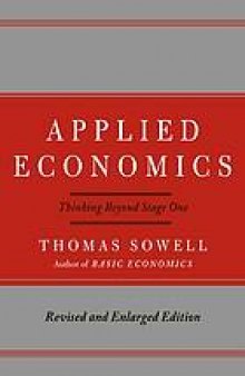 Applied economics : thinking beyond stage one