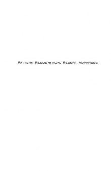 Pattern recognition recent advances