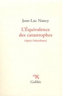 L'Equivalence des catastrophes :