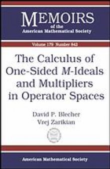 The calculus of one-sided M-ideals and multipliers in operator spaces