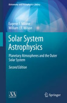 Solar System Astrophysics: Planetary Atmospheres and the Outer Solar System