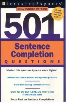 501 Sentence Completion Questions