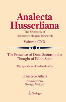 The presence of Duns Scotus in the thought of Edith Stein : the question of individuality