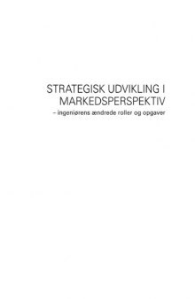 Strategisk Udvikling I Markedsprerspektiv  