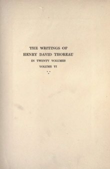 The Writings of Henry David Thoreau in 20 Volumes