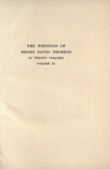 The Writings of Henry David Thoreau in 20 Volumes