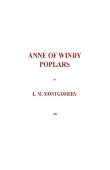 Anne of Windy Poplars (Anne of Green Gables)