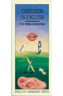 Cohesion in English (English Language Series)