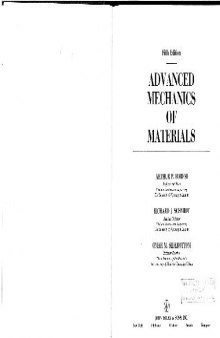 Advanced Mechanics of Materials