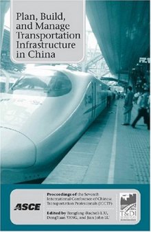 Plan, Build, and Manage Transportation Infrastructure in China