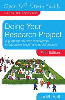 Doing Your Research Project (Open Up Study Skills)  