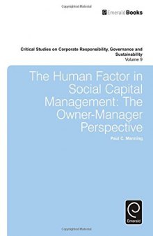 The Human Factor in Social Capital Management: The Owner-Manager Perspective