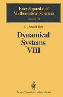 Dynamical Systems VIII: Singularity Theory II. Applications