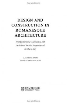 Design and Construction in Romanques Architecture