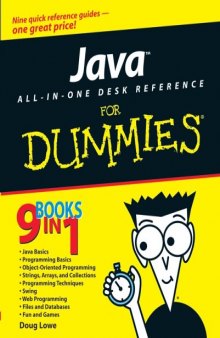 Java all-in-one desk reference for dummies