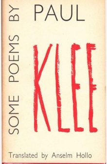 Some Poems By Paul Klee