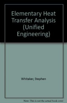 Elementary Heat Transfer Analysis