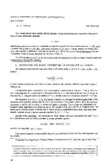 Linear systems of ordinary differential equations